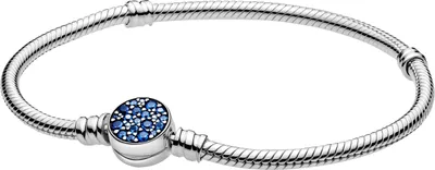 Obrázek produktu pro Pandora 599288C01 Náramek Moments Sparkling Blue Zapínání 17 cm