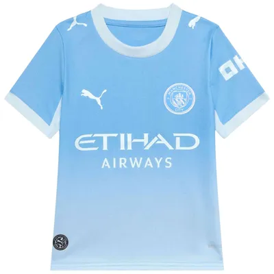 Produktbild von Puma Manchester City Fc 26/27 Replica Heim Junior-kurzarm-t-shirt Blau 11-12 Years Kinder Blau 11-12 Years