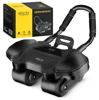 Produktbild von 4FIZJO AB Roller ELITE+ Bauchroller, ABS, 250 kg, LCD, Auto-Rebound, 2,3 kg