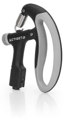 Productafbeelding van Actiget® Handtrainer | Handknijper | Zwart/Grijs | Teller | 10-100 Kg