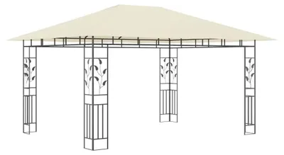 Imagen del producto de Toldo – Pabellón de jardín – Cubierta – Pérgola – Porche – 4x3 metros – Estructura de acero resistente