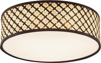 Produktbild von QAZQA - Orientalisch Orientalische Rattan Deckenleuchte I Deckenlampe I Lampe I Leuchte mit Schwarz 40cm - TremmoI 3-flammig I Wohnzimmer I Schlafzimmer - Bamboo Rund - LED geeignet E27