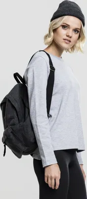 Produktbild von Urban Classics TB1671 | Ladies Athletic Interlock Crewneck - Farbe: Black - Größe: XS