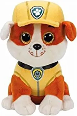 Produktbild von TY Beanie Boos Glubschi Paw Patrol Rubble 15cm Hund Stofftier Plüschtier klein