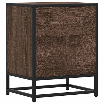Produktbild von Nachttisch Braun Eichen-Optik 40x31x50 cm Holzwerkstoff