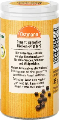 Produktbild von Piment gemahlen