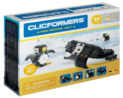 Immagine prodotto di Set da costruzione Clicformers - Mini Animal Set 30 pezzi