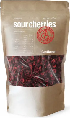 Produktbild von GymBeam - Gefriergetrocknete Sauerkirschen 100 g