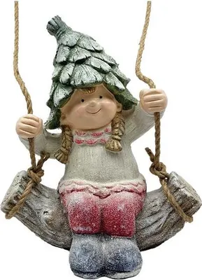 Obrázek produktu pro Prodex Holčička Na Houpačce Lístková Čapka 41 X 36 cm MN2105013A16