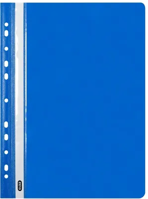 Produktbild von Schnellhefter A4 PP mit Abheftlochung blau Packung mit 25 Stück