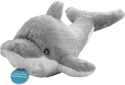 Image de Bauer ECO-LINE - Peluche dauphin (33cm) Doudou en peluche matériaux recyclés