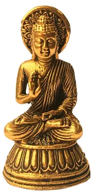 Produktbild von VERLAG: SARASWATI Buddha Messing 3 cm