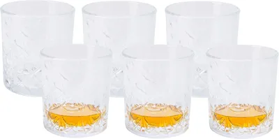 Immagine prodotto di Set di 6 bicchieri Excellent Houseware, vetro, 8x10 cm, 340 ml, trasparenti