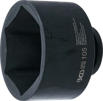 Immagine prodotto di BGS Kraft Chiave a bussola esagonale con attacco quadro 25 mm (1") SW 105 mm - 5905