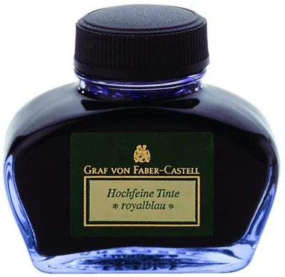 Produktbild von Tintenglas royalblau 62,5 ml für Konverter Packung mit 12 Stück