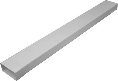 Produktbild von UPMANN Flachrohre 100 1 m m. Muffe weiß - 66851