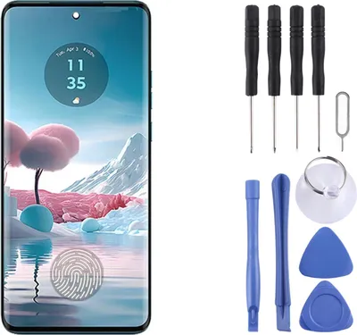 Produktbild von Original Motorola Moto Edge 40 Neo LCD Display mit Rahmen Touchscreen Bildschirm