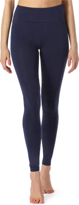 Produktbild von Merry Style Damen Lange Leggings Fitnesshose aus Viskose MS10-221 (Dunkelblau, XL)