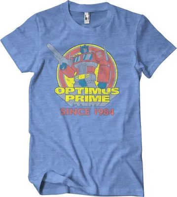Produktbild von Optimus Prime - Since 1984 T-Shirt - Large - BlueHeather