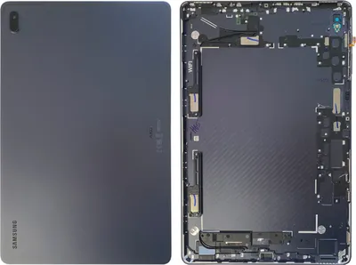 Image de Couvercle de batterie pour GH82-26854A Samsung Galaxy Tab S7 FE WIFI Noir