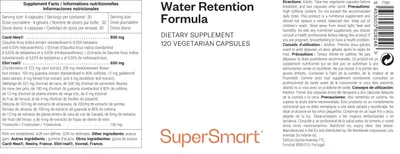Immagine prodotto di SuperSmart Water Retention Formula Dietary Supplement - 120 caps. veg.