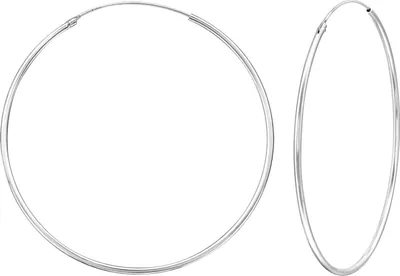 Produktbild von Creolen Ohrringe 925 Sterling Silber 50mm