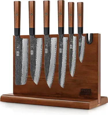 Imagen del producto de Juego de cuchillos de cocina con bloque magnético