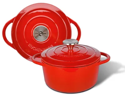 Obrázok produktu pre Kuchynský hrniec na pečenie mäsa Küchenprofi Provence, 20 cm | Výber: Červená Farba: Červená