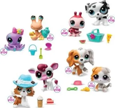Zdjęcie produktu dla Littlest Pet Shop figurki 2ks- 4 druhy