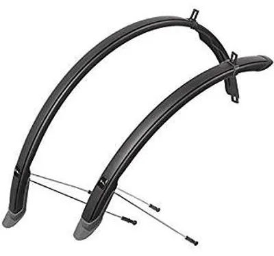 Image de Kit de garde-boue vélo noir 28