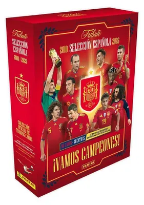 Obrázok produktu pre Panini Tributo! Vpred, šampióni! Zberateľské karty, červené. Pre deti, červené. Jedna veľkosť