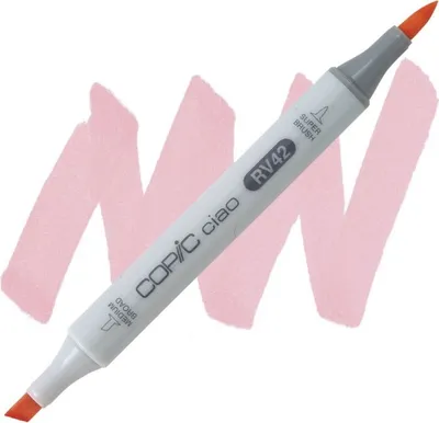 Image de COPIC Ciao pinceau et ciseau double face, RV42 rose saumoné