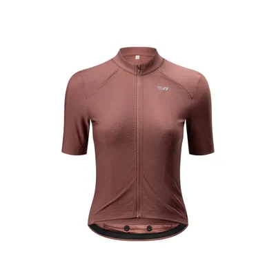 Image de ROCKBROS TVI - Maillot de vélo court pour femmes, 2-en-1, respirant, extensible, idéal pour vélo de route et VTT, couleur rouge, taille EU XS