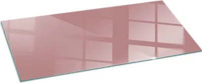 Zdjęcie produktu dla Płyta chroniąca przed iskrami - Szklana płyta podstawy do pieca opalanego drewnem - Podkład kominkowy wykonany ze szkła - 125x50 cm - Ognioodporna płyta podstawy pieca - Żaroodporna płyta ochronna do kominka - Przezroczysta szklana płyta ochronna podstawy - Kolor biały