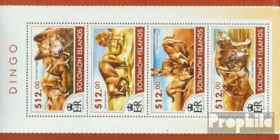 Produktbild von Briefmarken Salomoninseln 2015 Mi 3167-3170 Kleinbogen (kompl. Ausg.) postfrisch Dingos