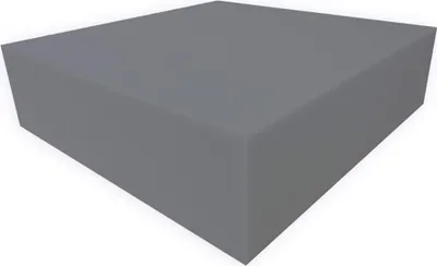 Produktbild von Dibapur ® Polster Schaumstoff [ RG30/31 Flamm-hemmend - 100x200x9 cm ] Anthrazit/Schwarz platten Gewerblich Akustikschaumstoff Raum Akustik Dämmung Schaumstoffe Schaumstoffplatte