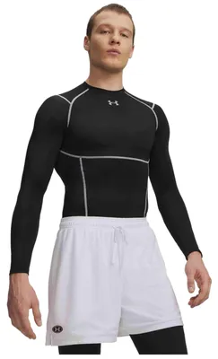 Produktbild von Under Armour Heatgear Elite Compression Langarm-t-shirt Schwarz L / Regular Mann Schwarz L