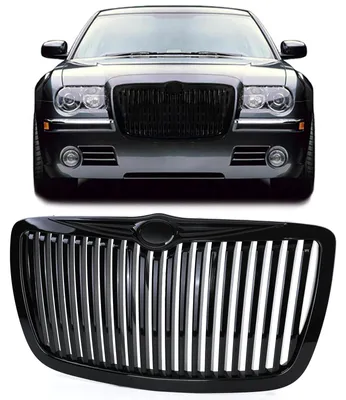 Produktbild von Sportgrill und Frontgrill Schwarz für Chrysler Chrysler 300C 2004-2011