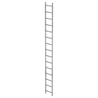 Produktbild von MUNK Schachtleiter Stahl verzinkt 400mm breit 15 Sprossen 4,20m lang