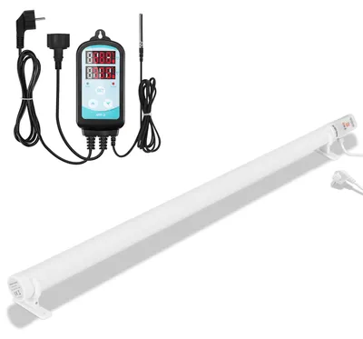Productafbeelding van Eikuavon plantenverwarming, 240W, met timerfunctie, 1,25 meter verwarmingsbuis voor kas, 220–240V