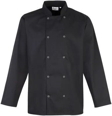 Immagine prodotto di Giacca da cuoco a maniche lunghe con borchie di Premier Workwear