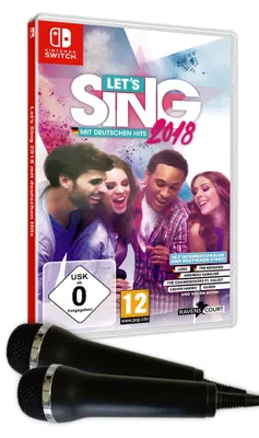 Produktbild von Let's Sing 2018 mit Deutschen Hits + 2 Mics