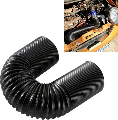 Productafbeelding van 76 mm / 3.0 inch universele buis voor auto's, telescopische inlaatbuis, injectiesysteem