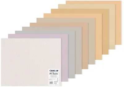 Produktbild von CANSON Zeichenpapier Mi-Teintes 500 x 650 mm sortiert 10 Pastellfarben