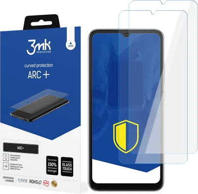 Produktbild von 3mk Display Schutzfolie ARC+ für Xiaomi Redmi 10A  0,17mm Self-Heal (2 Stück)