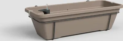 Obrázek produktu pro Artevasi Truhlík VENEZIA, samozavlažovací, 60 cm, plast, šedá