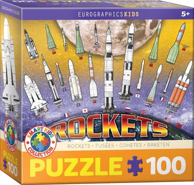 Immagine prodotto di Eurographics Puzzle Raketen, Kinderpuzzle, 100 Teile, 48 x 33 cm, 6100-1015