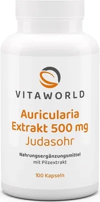 Produktbild von Auricularia Extrakt 500 mg Kapseln 100 St