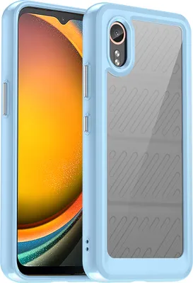 Immagine prodotto di Custodia per Samsung Galaxy XCover7 trasparente, antiurto TPU silicone protettivo blu