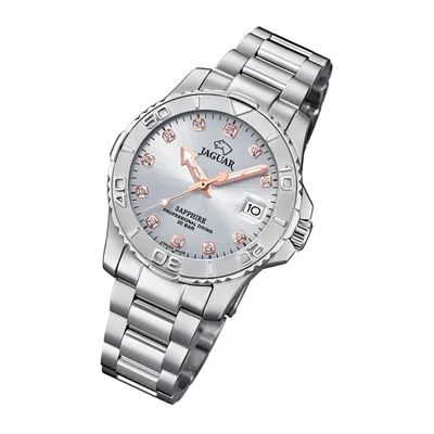 Produktbild von Jaguar Damen Analog Uhr Cosmopolitan Edelstahl Armbanduhr UJ870/2